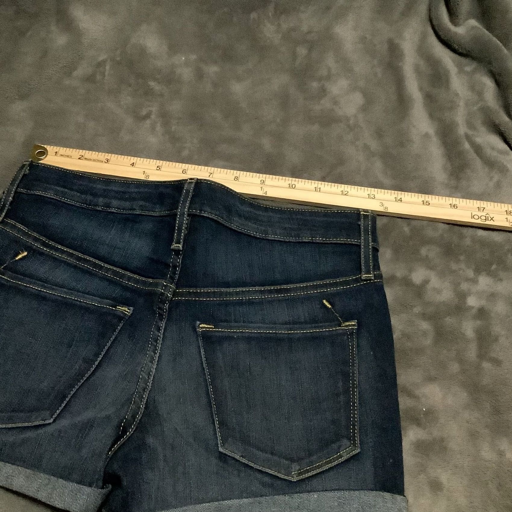 Mossimo Mossimo Shorts Womens 00 Denim Power Stretch Rolled Hem Waist 24” Blue Non smoking Excellent condition Boyfriend Stretch Jeans Pediatric? Size 24" / US 00 / IT 34 - 3 Thumbnail