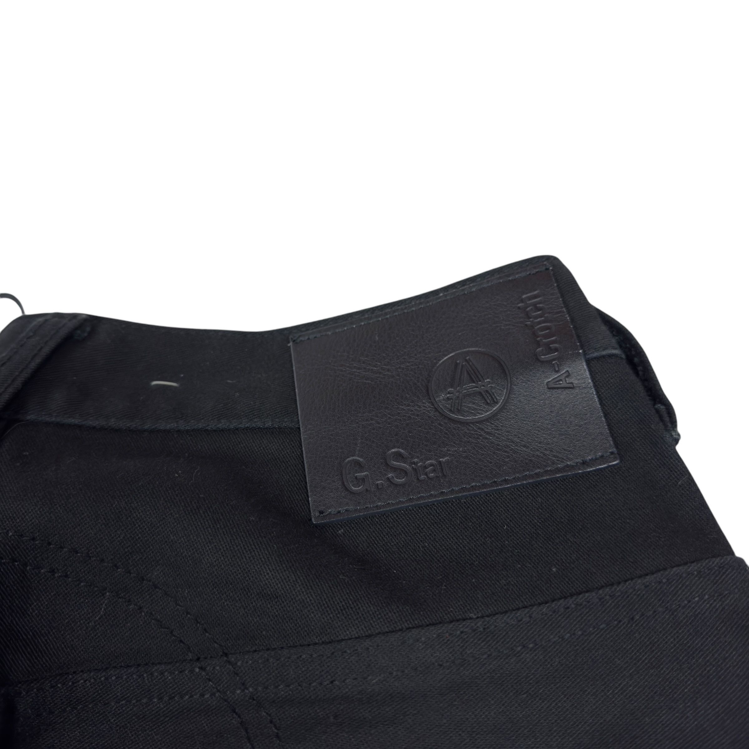 G-Star G-Star Raw Men's Black A-Crotch PT Tapered Fit Jeans 27x32 Size US 27 - 4 Thumbnail
