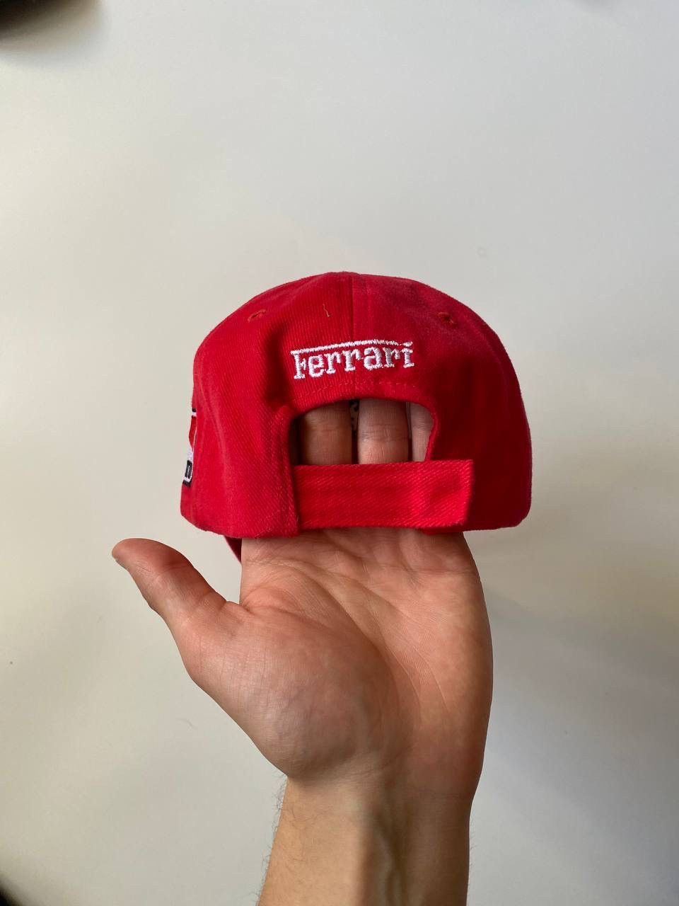 Ferrari Vintage Red Cap Ferrari Formula 1 Marlboro OS Size ONE SIZE - 3 Thumbnail