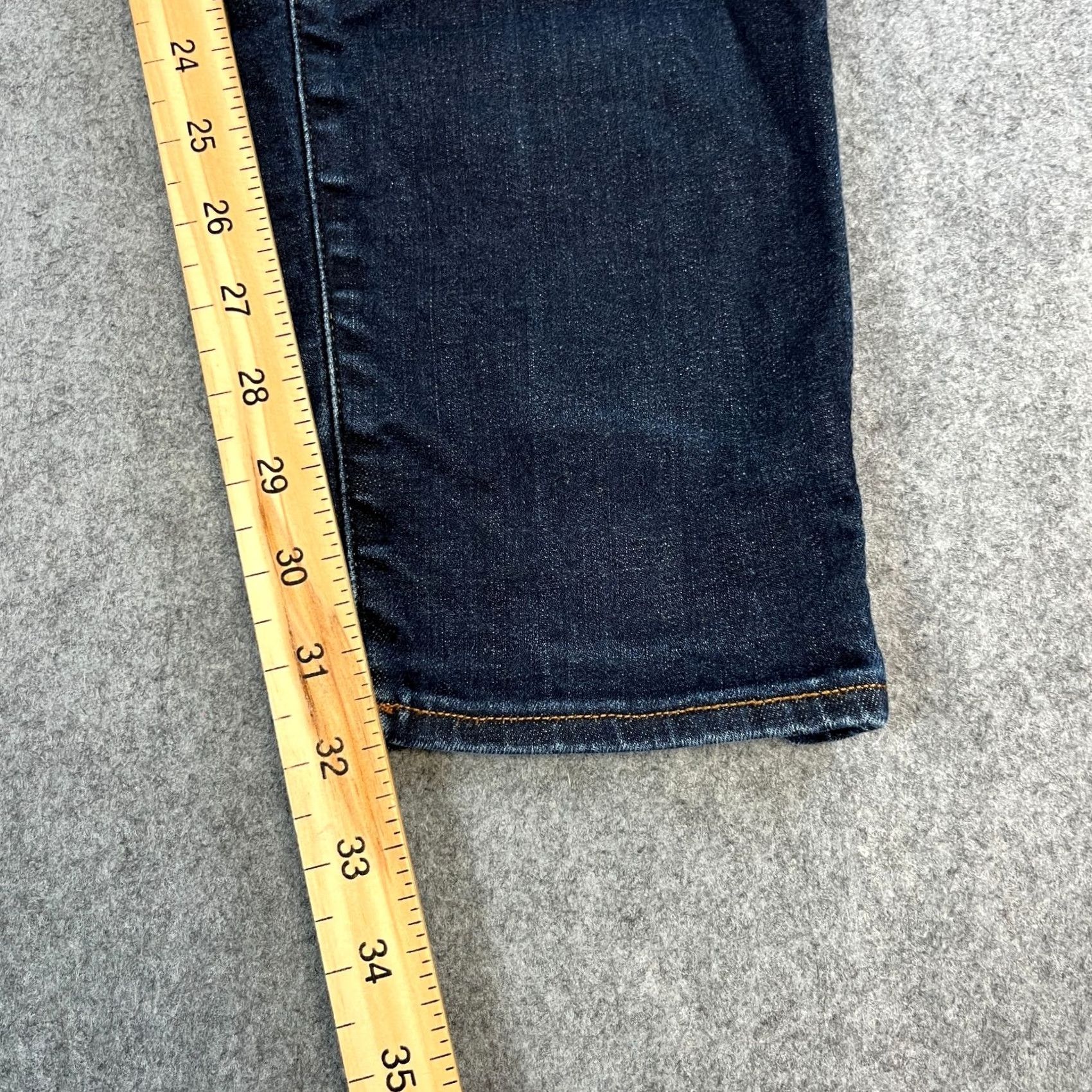 G-Star G-Star Jeans Slim Fit Regular 33 Dark Wash Blue Denim 5-Pocket Tapered Mens Slim 3301 Model 3301 Stretch Cotton Elastan Size US 33 - 4 Thumbnail
