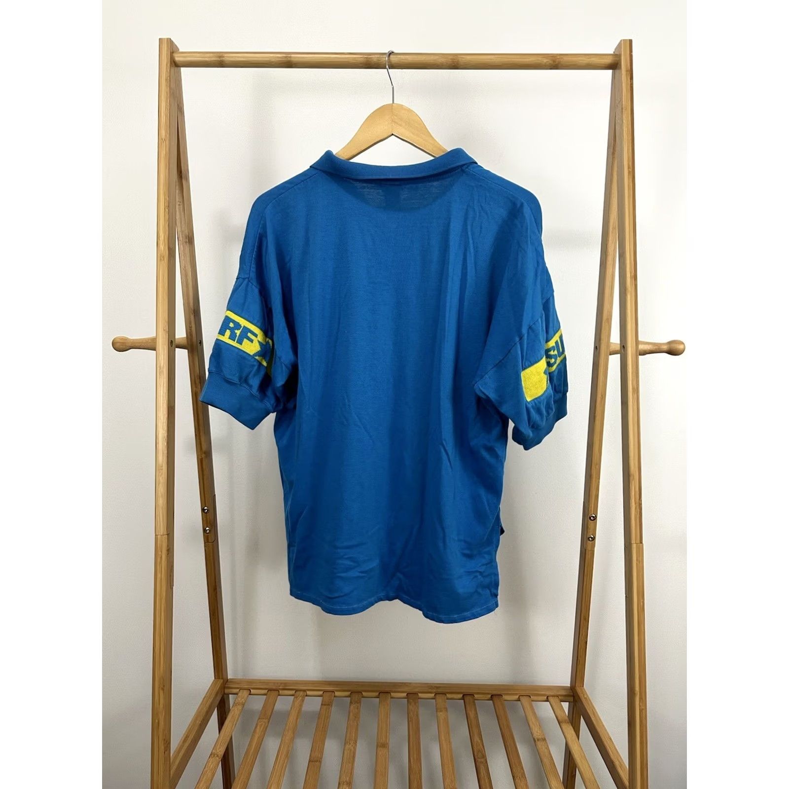 Ocean Pacific VINTAGE OP Polo Shirt Blue Size L 80s Surf Beach Sleeve Graphic Mens Size US L / EU 52-54 / 3 - 2 Thumbnail