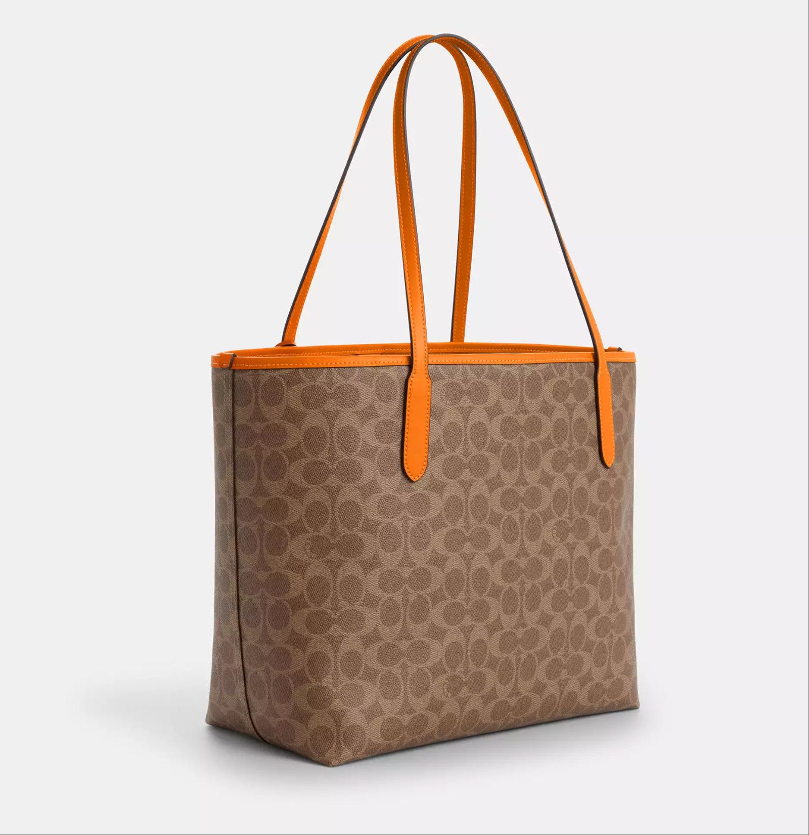 Coach City Tote Bag In Signature Canvas With Star Charm CBH77 Size ONE SIZE - 9 Thumbnail