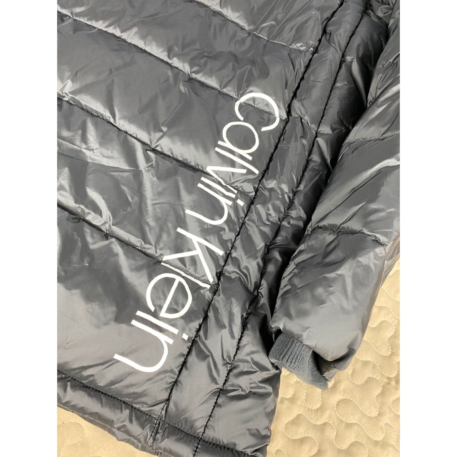 Calvin Klein Calvin Klein Hoodie Mens 2XL Black Puffer Jacket Coat Back Logo Size US XXL / EU 58 / 5 - 7 Thumbnail