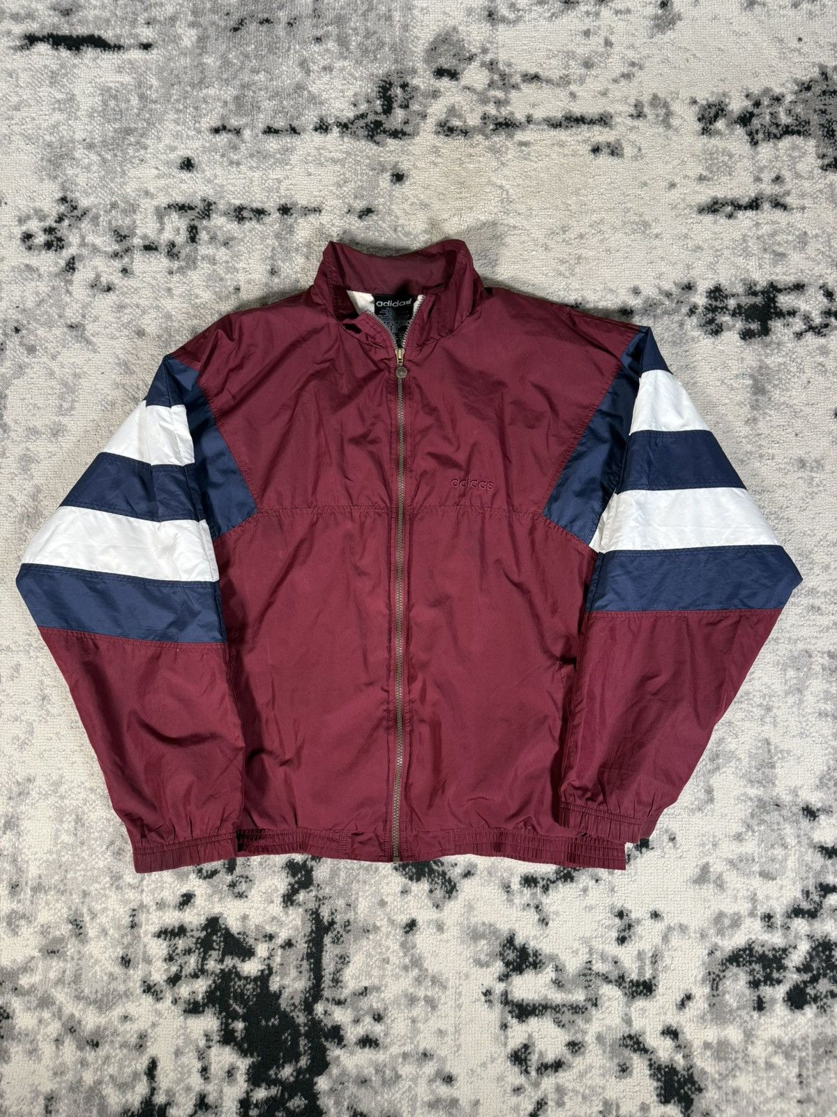 Adidas Vintage 90s Adidas Nylon Windbreaker Size US XL / EU 56 / 4 - 3 Thumbnail