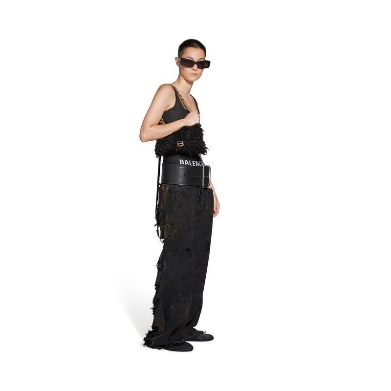Balenciaga o1mt1gz1224 Size: OS / Crush Small Chain Bag Frabric Size ONE SIZE - 3 Thumbnail