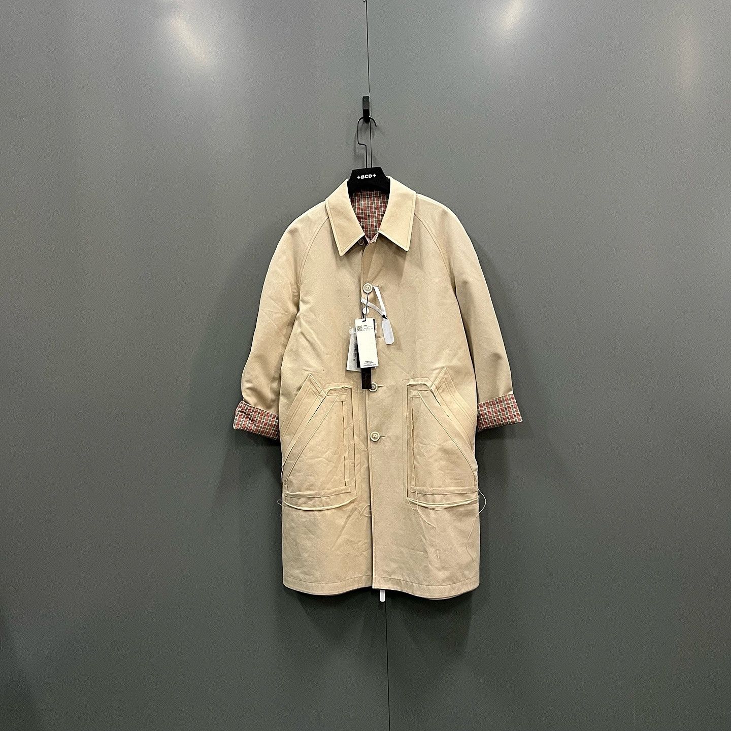Maison Margiela Maison Margiela Reversible Plaid Coat Size 48 Size US M / EU 48-50 / 2 - 1 Thumbnail