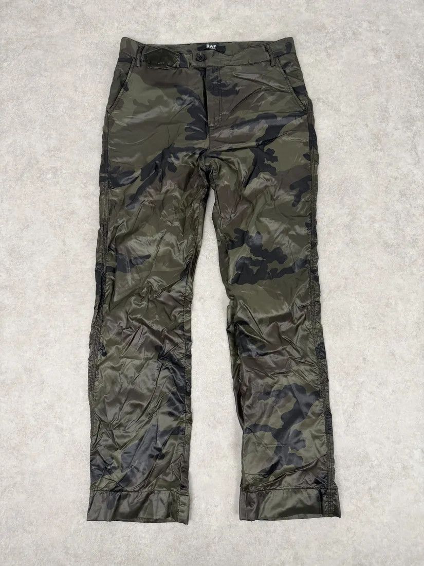 Raf Simons Raf Simons Military Green Camo Cargo Pants Size US 30 / EU 46 - 4 Thumbnail