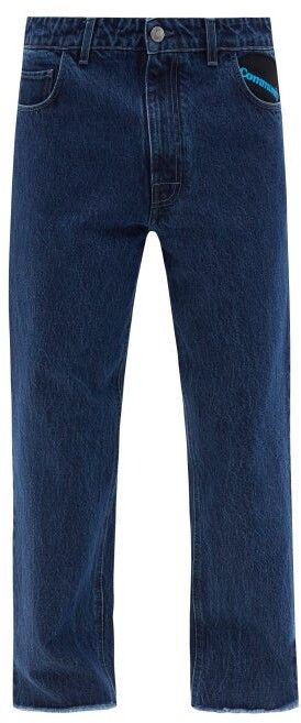 Raf Simons o1y0325 Denim Pant in Blue Size US 29 - 1 Thumbnail