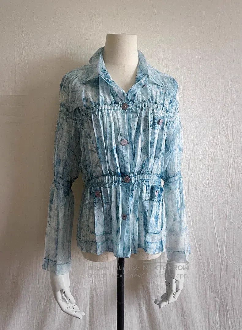 Issey Miyake Ice Blue Coat