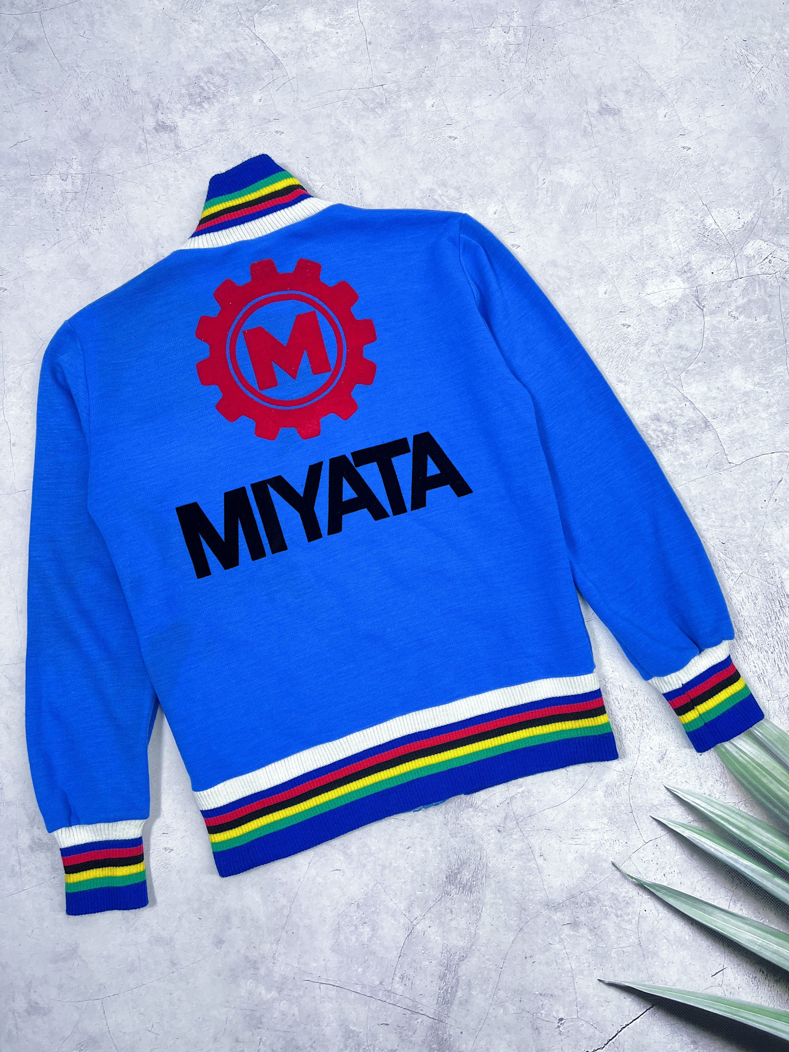 Sports Specialties × Vintage 80s Miyata Cycling Jersey S.A. Tricodor UCI Size US M / EU 48-50 / 2 - 1 Thumbnail