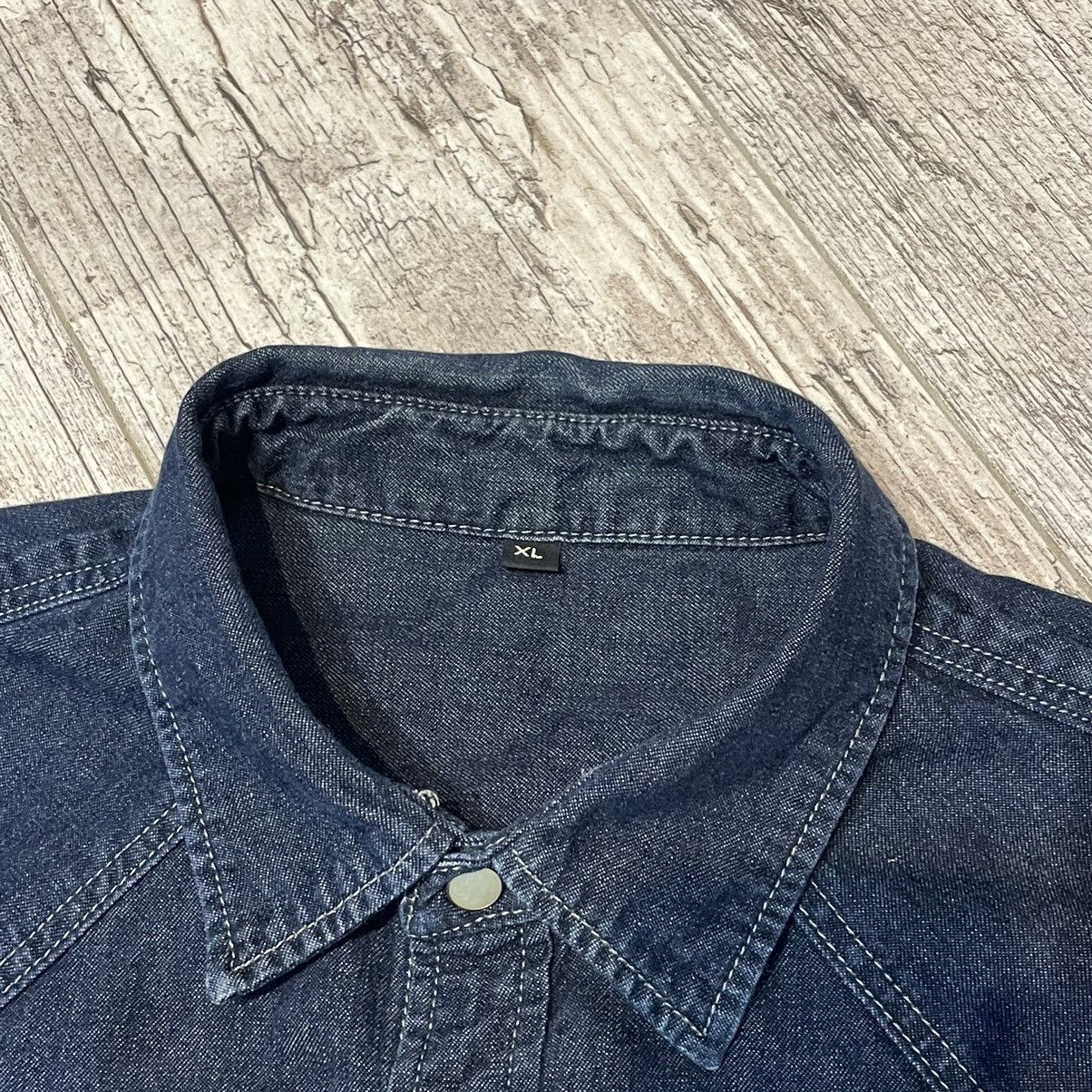 Japanese Brand × Muji Muji Denim jacket jeans streetwear y2k rare vintage Size US XL / EU 56 / 4 - 4 Thumbnail