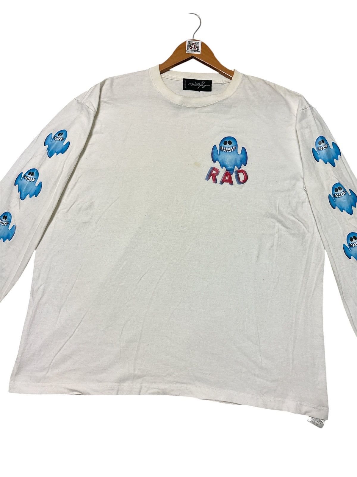 Vintage ‼️RARE‼️MILKYBOY HARAJUKU LIMITED EDITION HALLOWEEN GHOST💥 Size US XXL / EU 58 / 5 - 4 Thumbnail