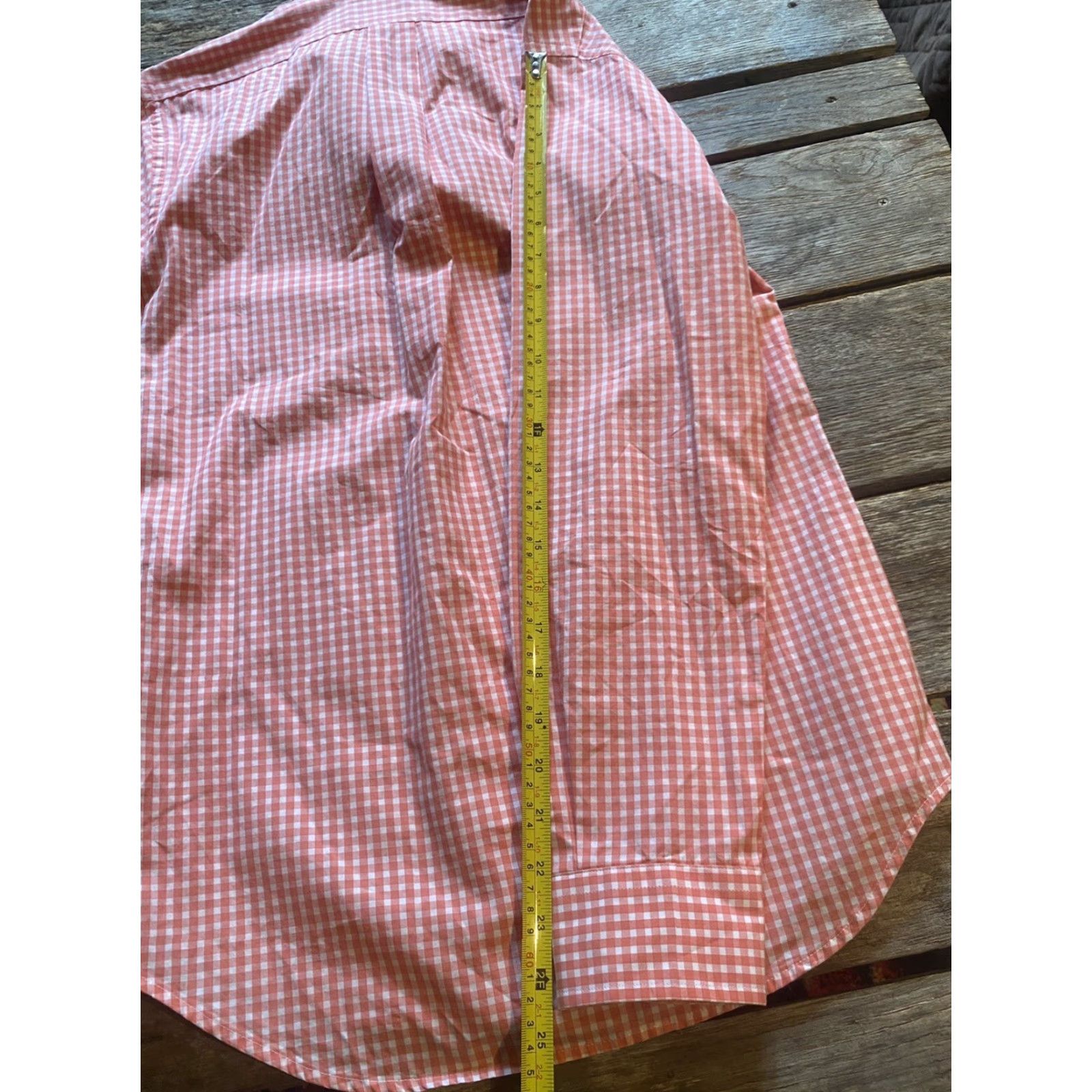 Vineyard Vines Vineyard Vines Tucker Shirt XS Coral Check Button Down Long Sleeve Mens Size US XS / EU 42 / 0 - 7 Thumbnail