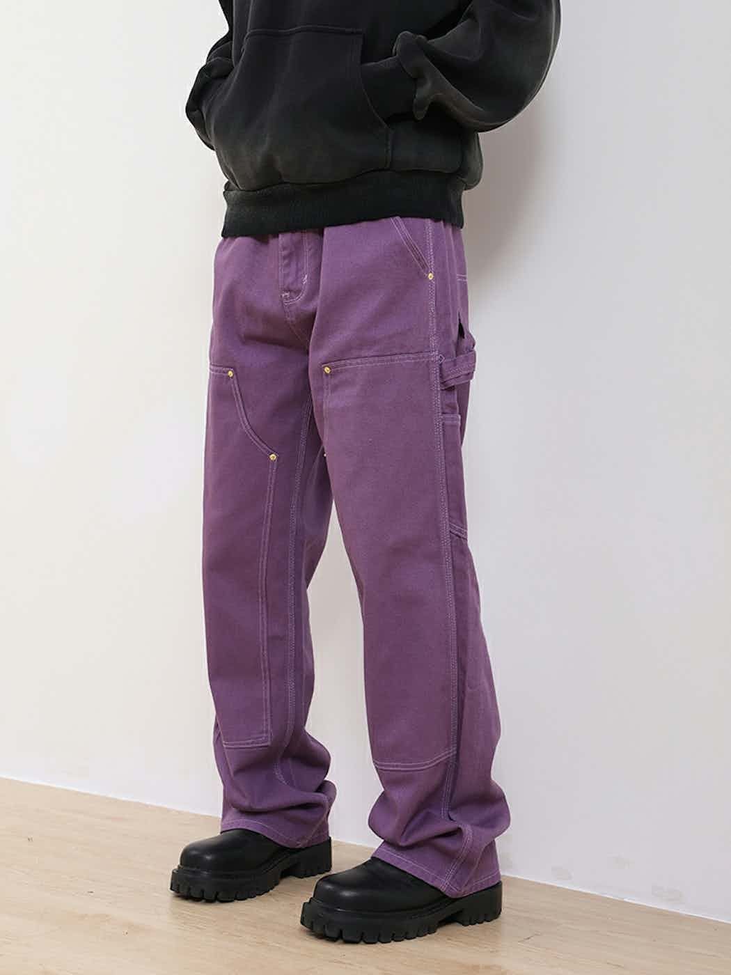skate hiphop y2k utility carpenter pants