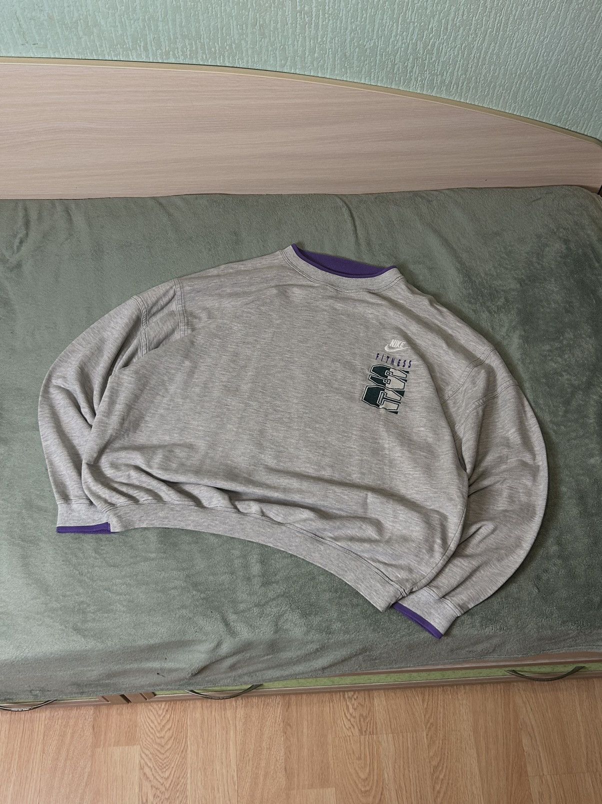 Nike × Vintage Vintage Nike Fitness Crazy Fit sweatshirt Size US XL / EU 56 / 4 - 1 Thumbnail