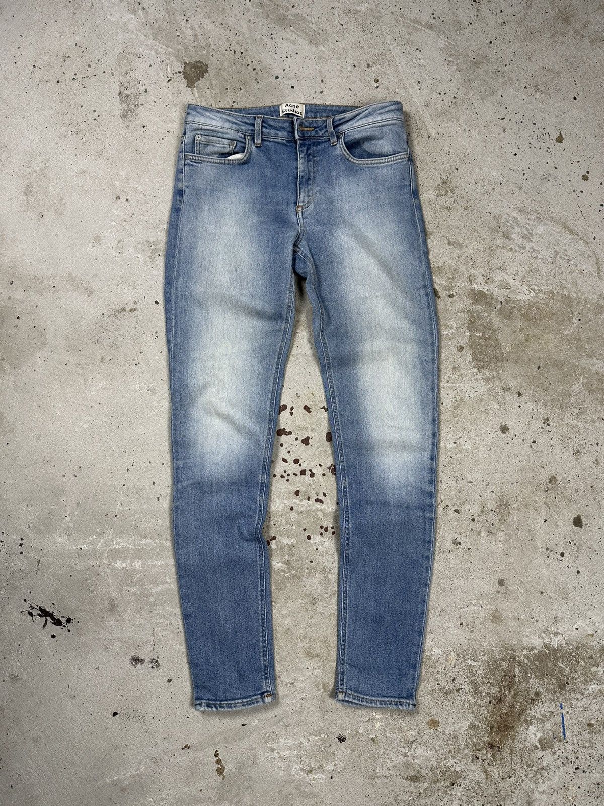 Acne Studios Acne Studios Skin 5 Lt Usd Blu Denim Pants Jeans Size US 29 - 1 Thumbnail