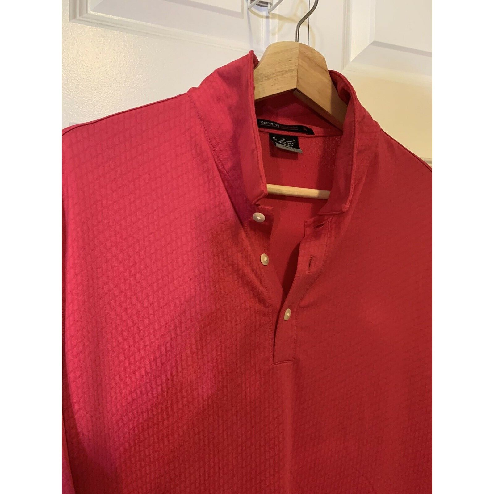 Tiger Woods Tiger Woods Collection Men’s Sz M Golf Polo Shirt Pink Size US M / EU 48-50 / 2 - 6 Thumbnail