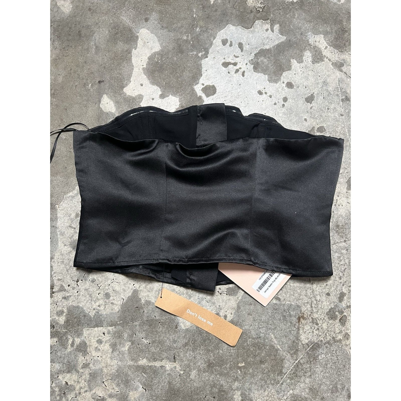 Reformation Reformation x New York City Ballet Jaclyn Satin Top Black 2 Size XS / US 0-2 / IT 36-38 - 2 Thumbnail