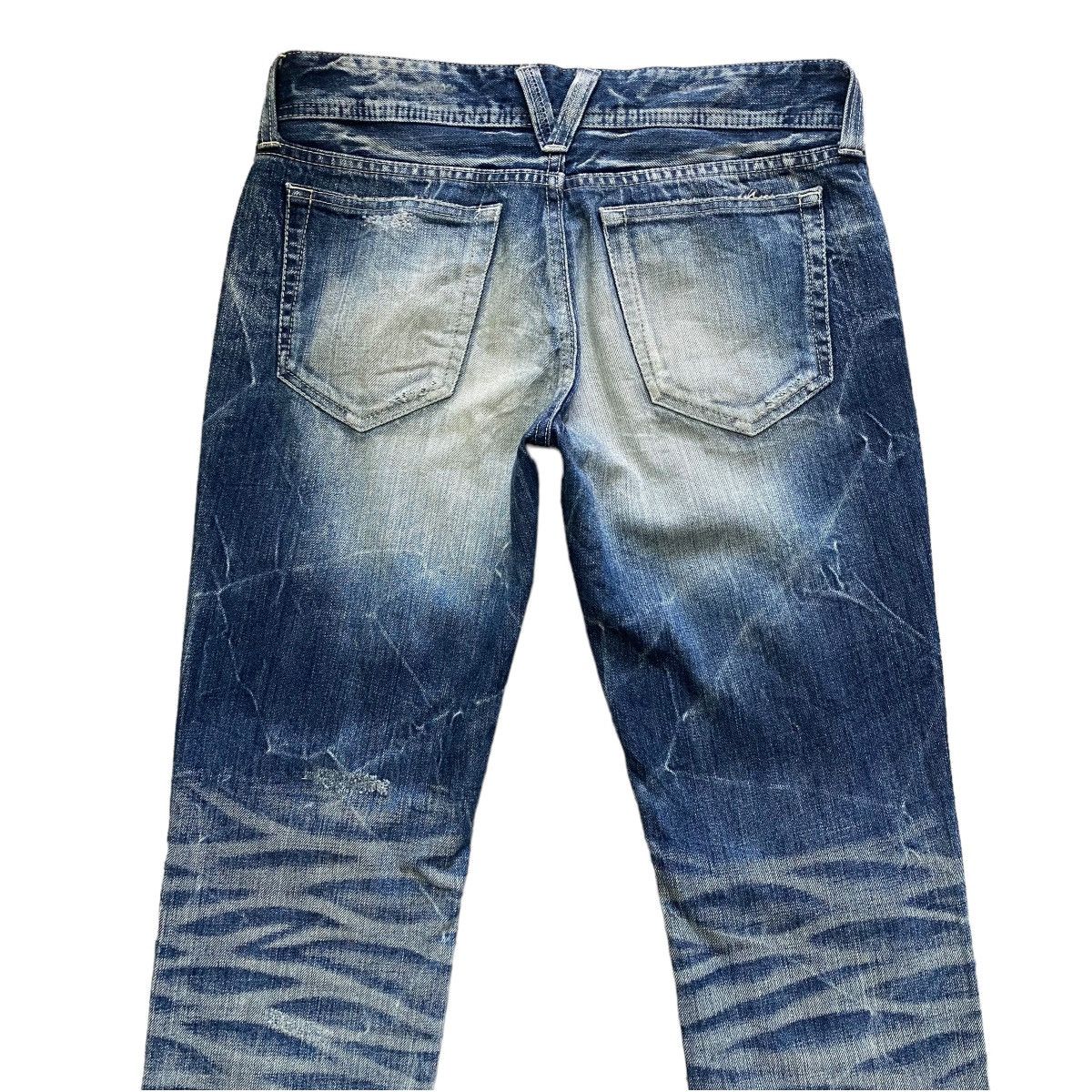 Vanquish Vanquish Acid Wash Denim Skinny Jeans Distressed Size US 29 - 10 Thumbnail