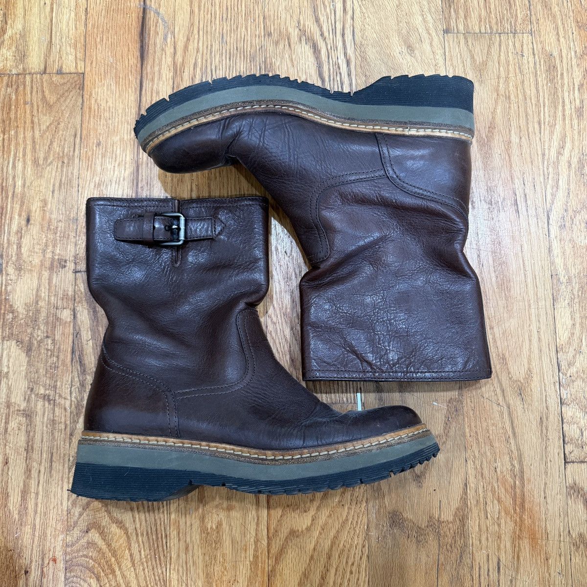 Prada Prada buckle boots Size US 8 / IT 38 - 2 Thumbnail