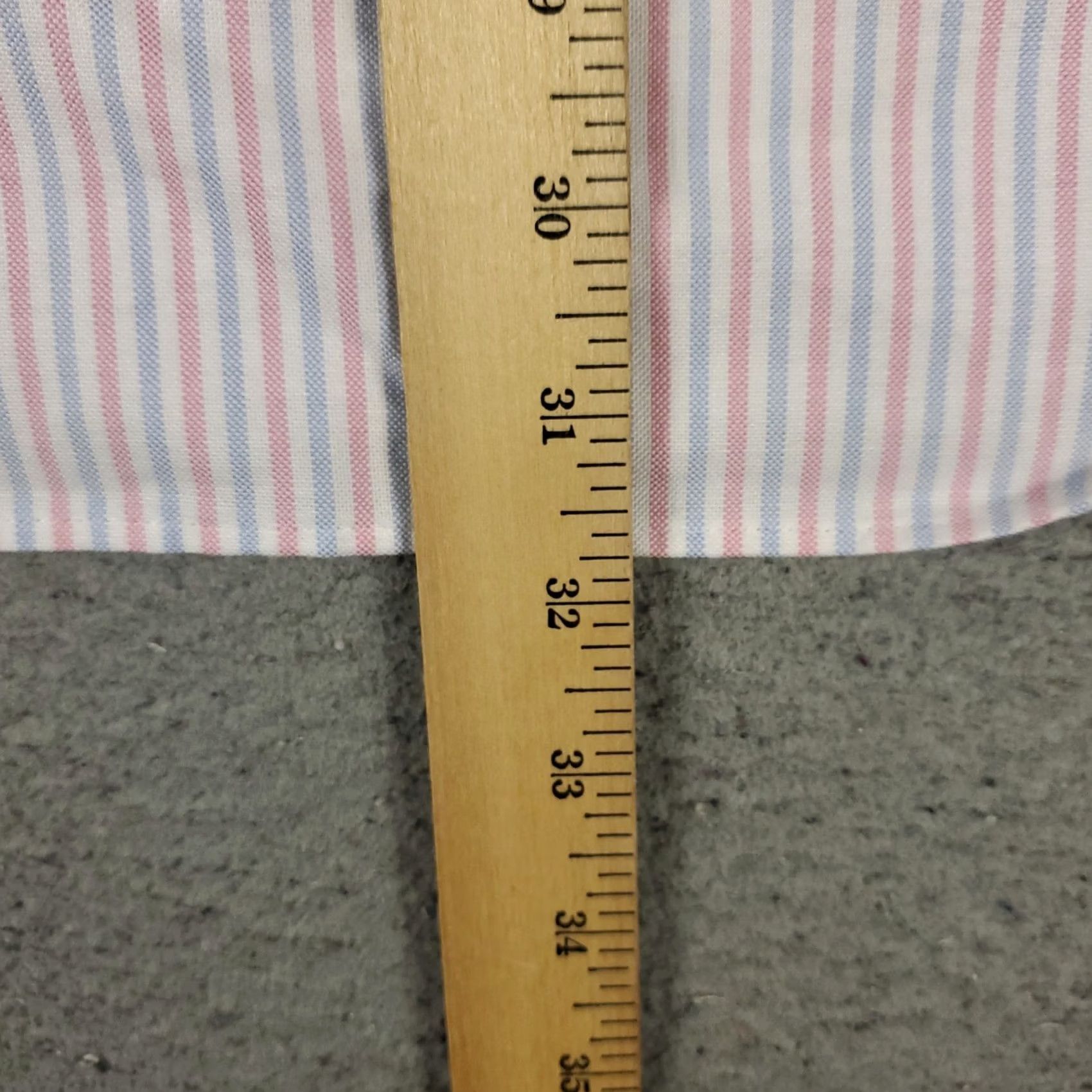 Brooks Brothers Brooks Brothers Shirt Mens 17 Pink Striped Regent Dress Button Up Long Sleeve Regular Cotton 100% Mens Dress Shirt Size 46R - 7 Thumbnail