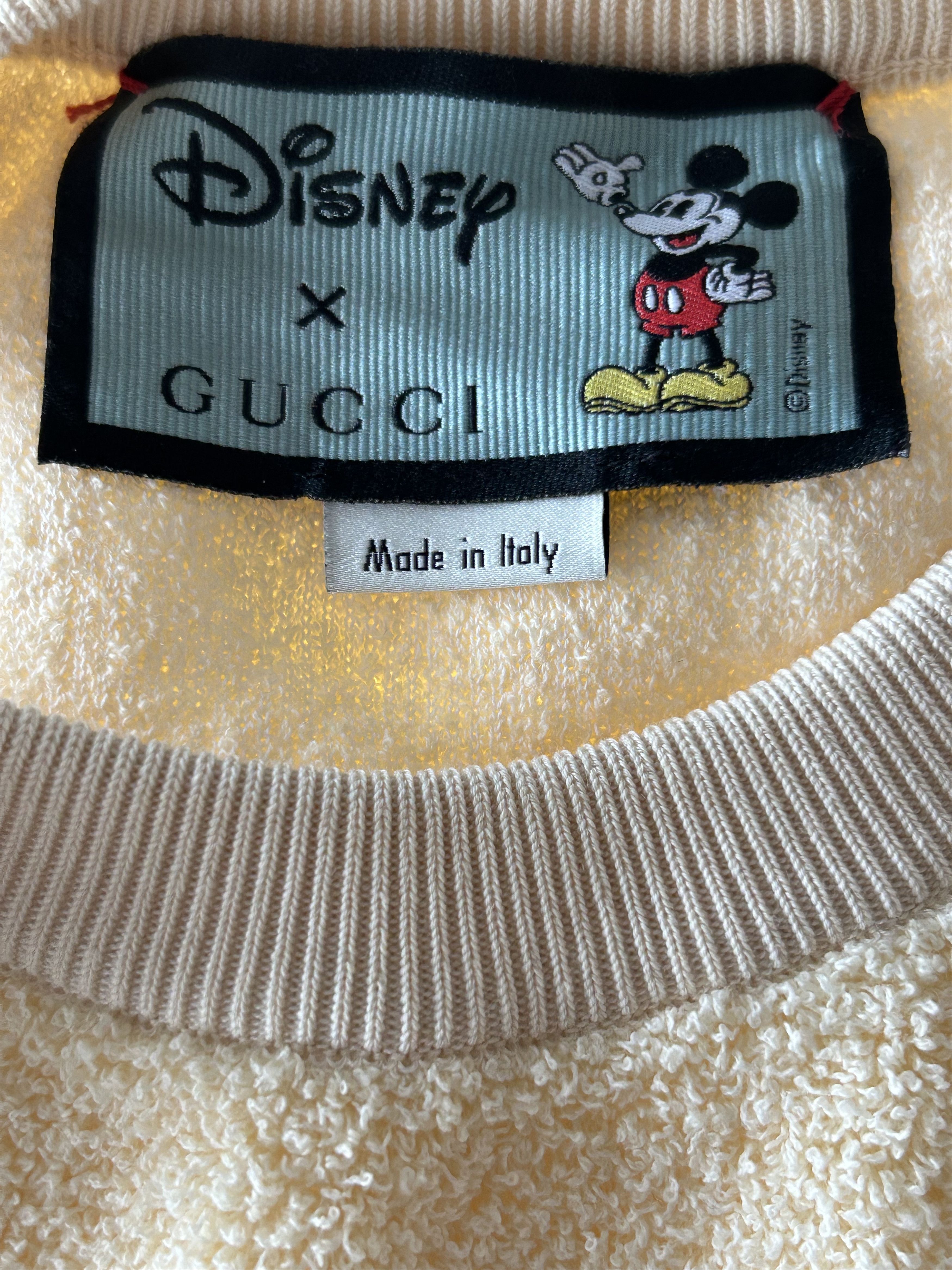 Gucci Gucci Disney Cream Mickey Mouse Logo Women's Sweater Size US S / EU 44-46 / 1 - 3 Thumbnail
