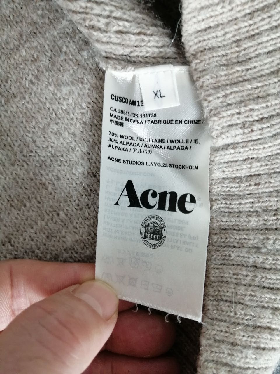 Acne Studios Acne Studios Cusco AW13 sweater Size XL / US 12-14 / IT 48-50 - 7 Thumbnail