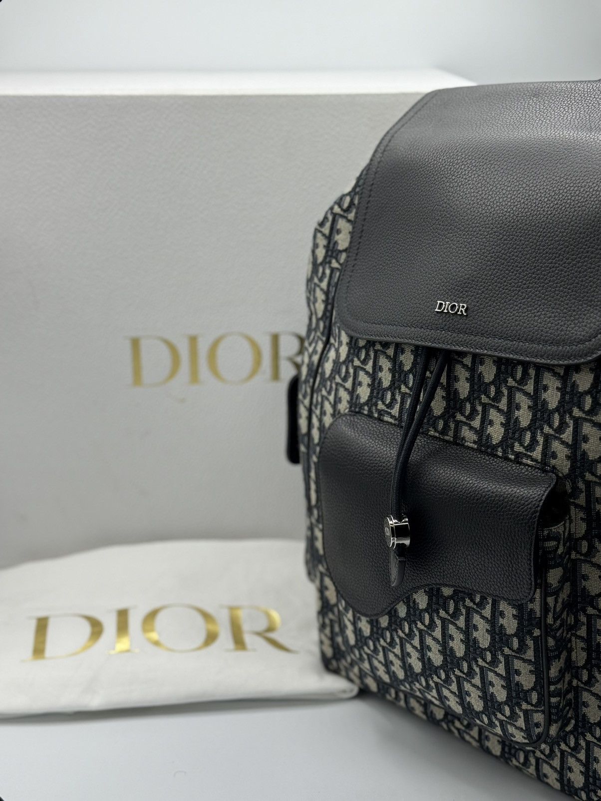 Dior Deadstock Dior Saddle Monogram backpack Size ONE SIZE - 2 Thumbnail