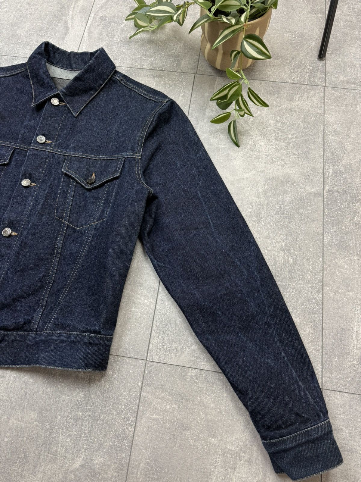 Gucci Gucci Tom Ford 00s Men’s Black Denim Jacket Black Label Size US M / EU 48-50 / 2 - 5 Thumbnail