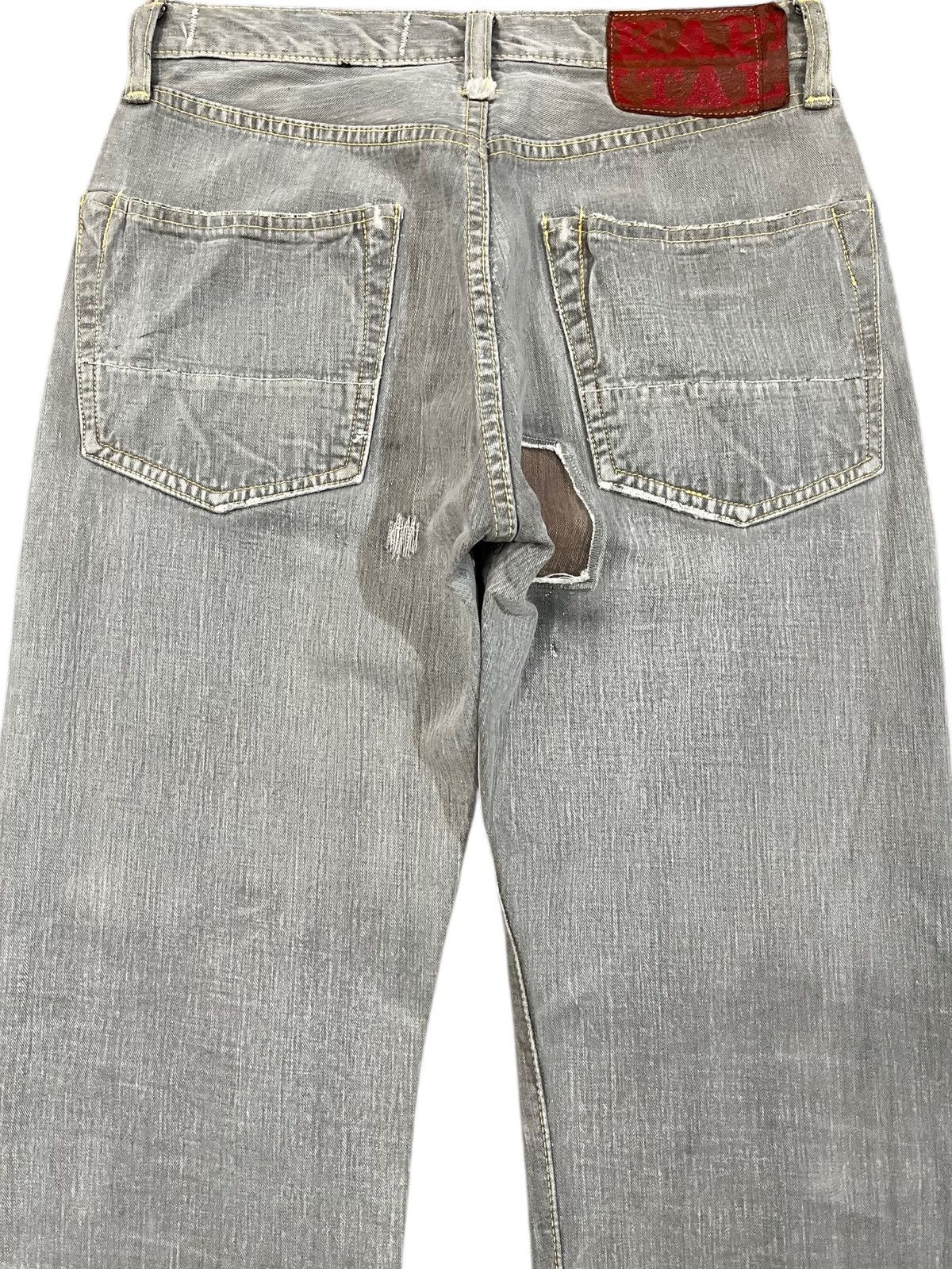 Japanese Brand × Kapital Vintage Kapital Sashiko Boro Half Selvedge Denim Size US 27 - 7 Thumbnail