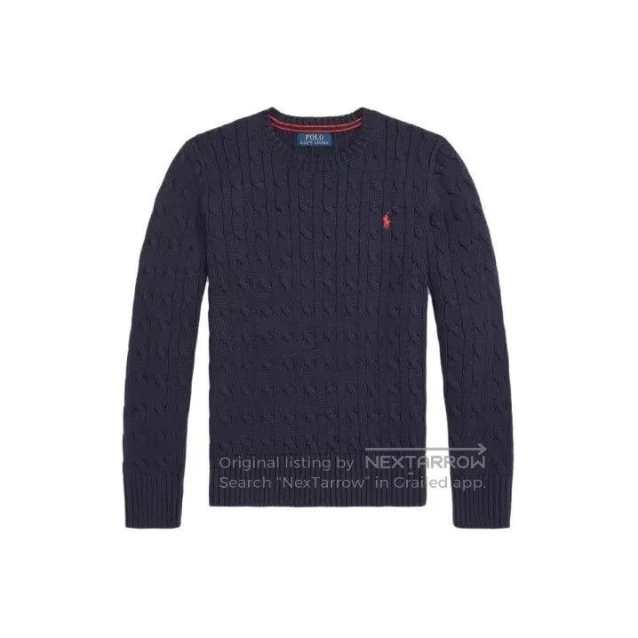Polo Ralph Lauren Polo Ralph Lauren Pony Logo Cable Knit Sweater. Size US S / EU 44-46 / 1 - 1 Thumbnail
