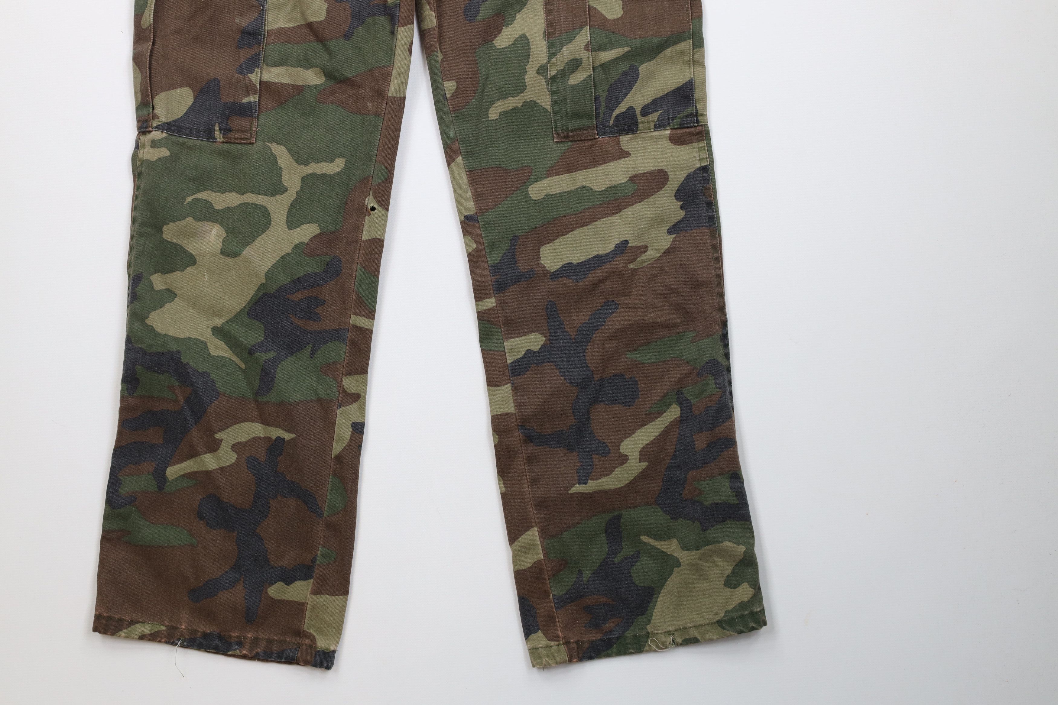 Vintage Vintage 70s Streetwear Camouflage Utility Cargo Pants USA Size US 29 - 4 Thumbnail