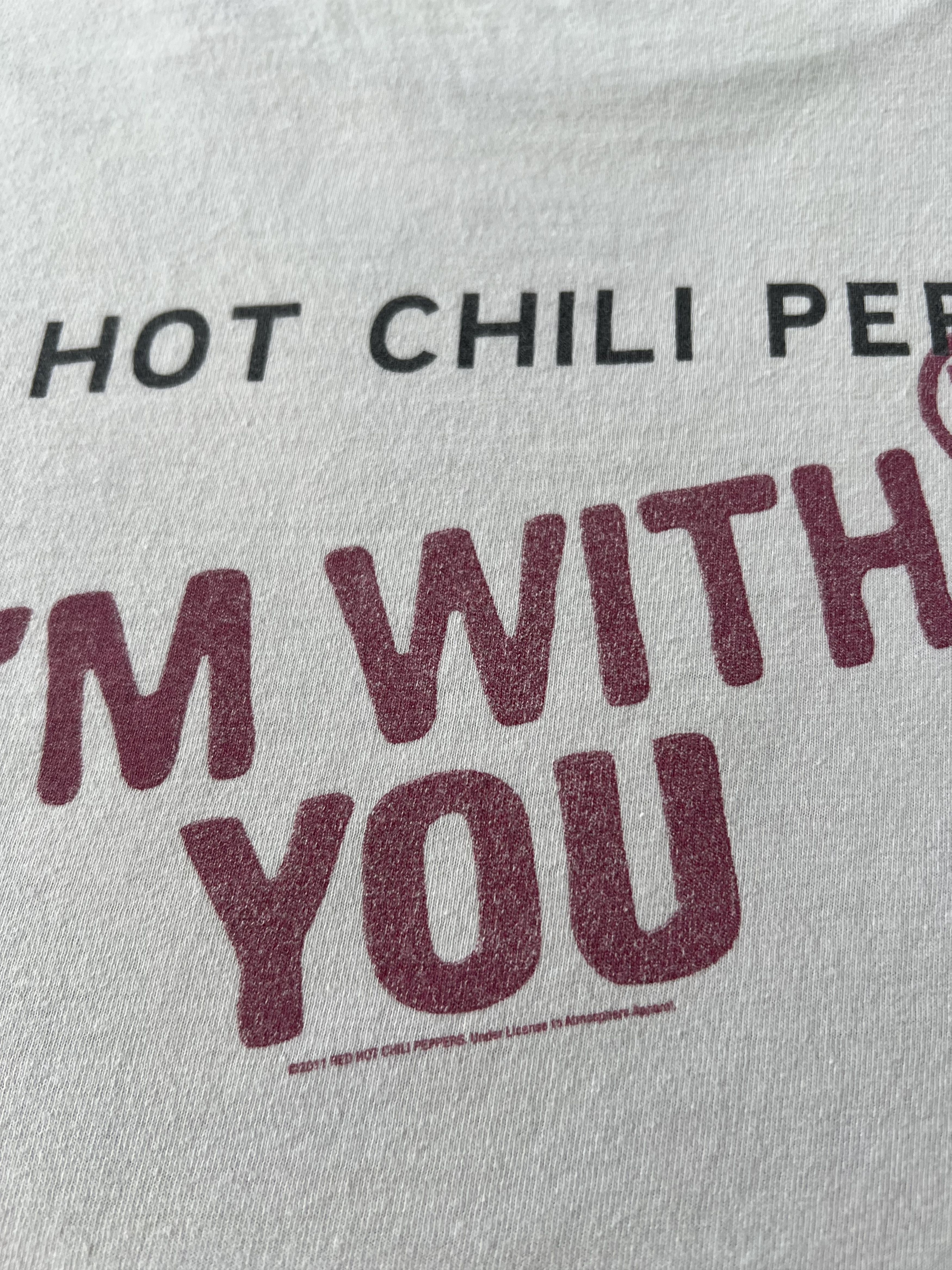 Band Tees Vintage 2011 Red Hot Chili Peppers I'm with You T-shirt Size US L / EU 52-54 / 3 - 19 Thumbnail