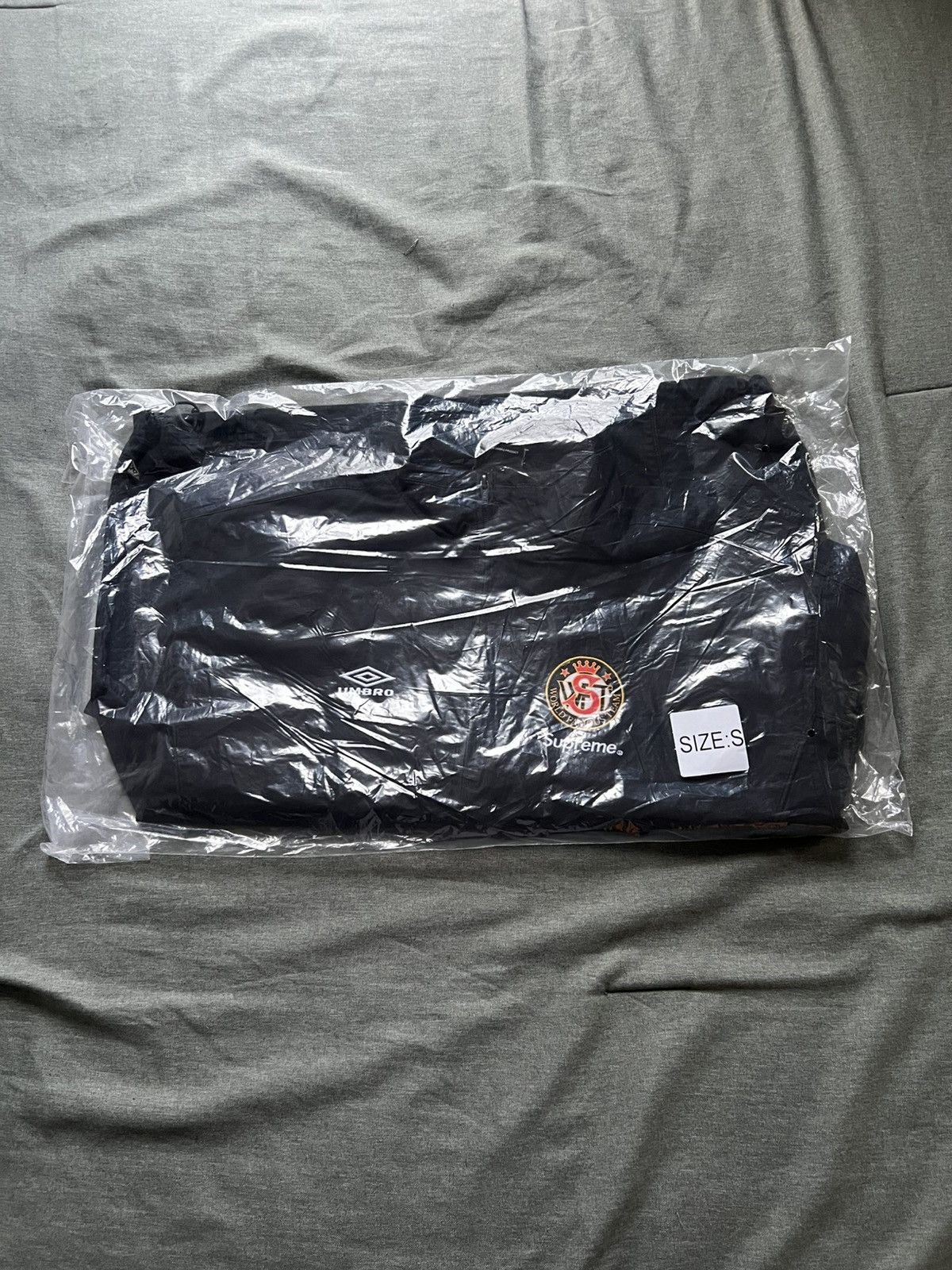 Supreme × Umbro Supreme Umbro Cotton Ripstop Track Jacket Black Size Small Size US S / EU 44-46 / 1 - 1 Thumbnail