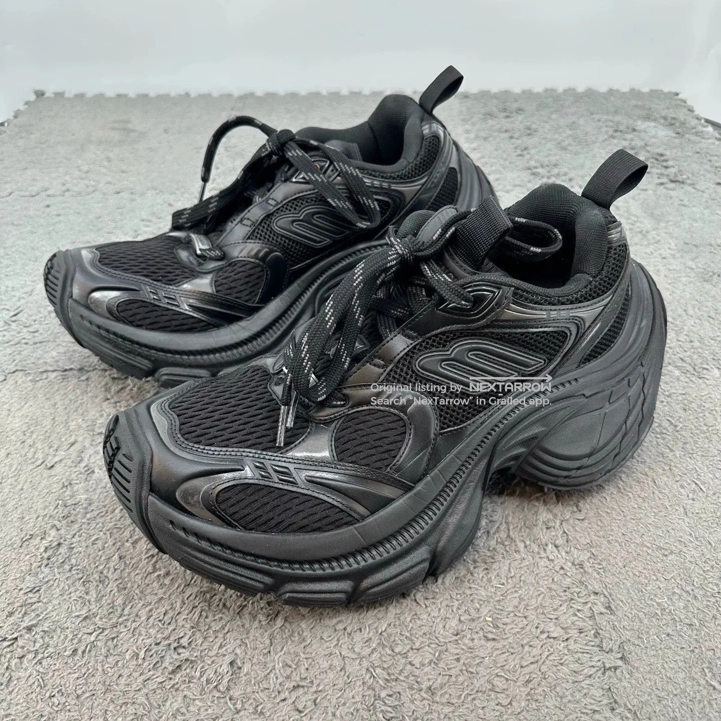 Balenciaga Balenciaga Techno Clog Size 41 Shiny Wood Print | Grailed