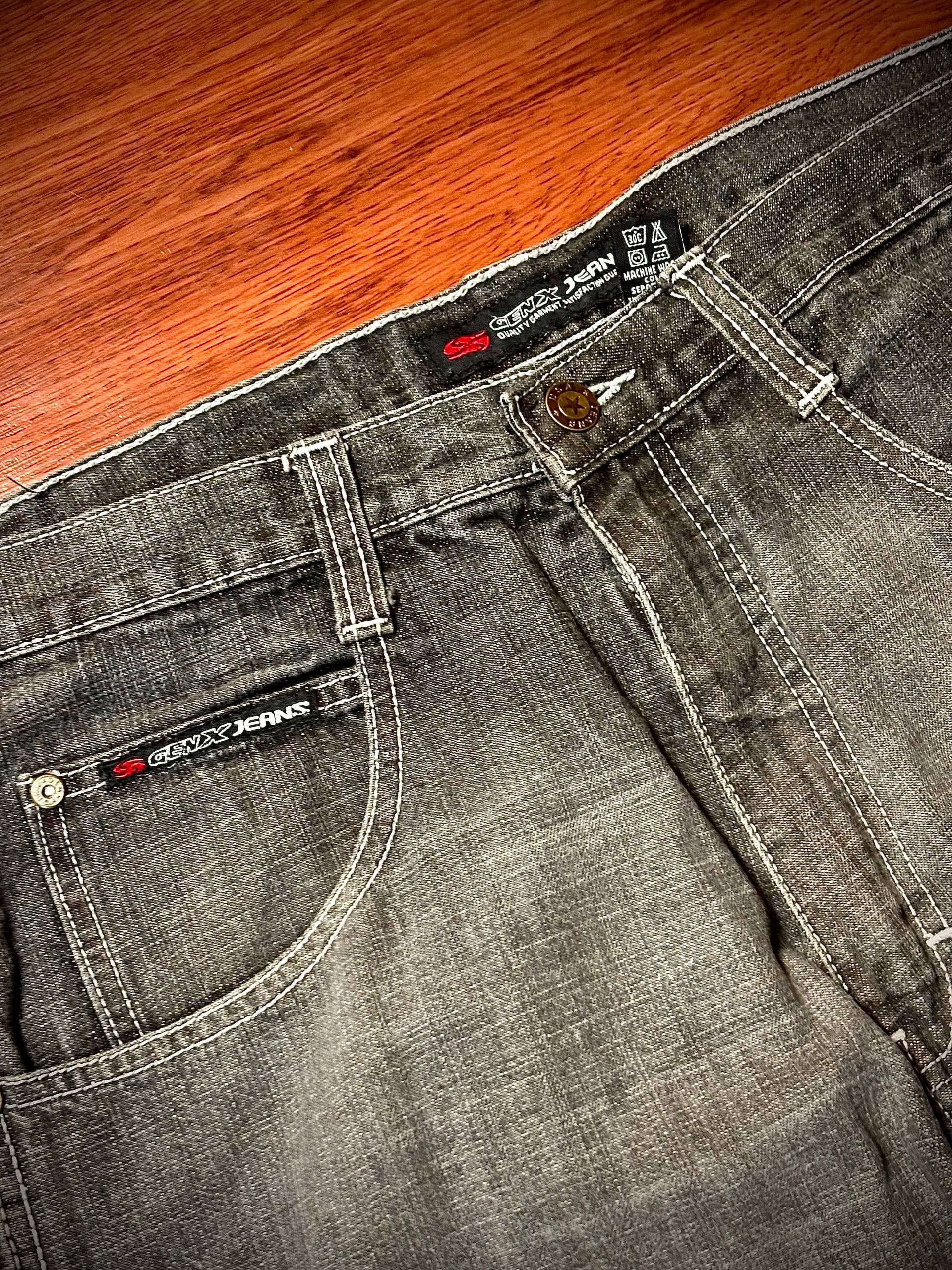 JNCO Vintage 00s GenX Jeans Black Wash Denim Pants Size US 32 / EU 48 - 5 Thumbnail