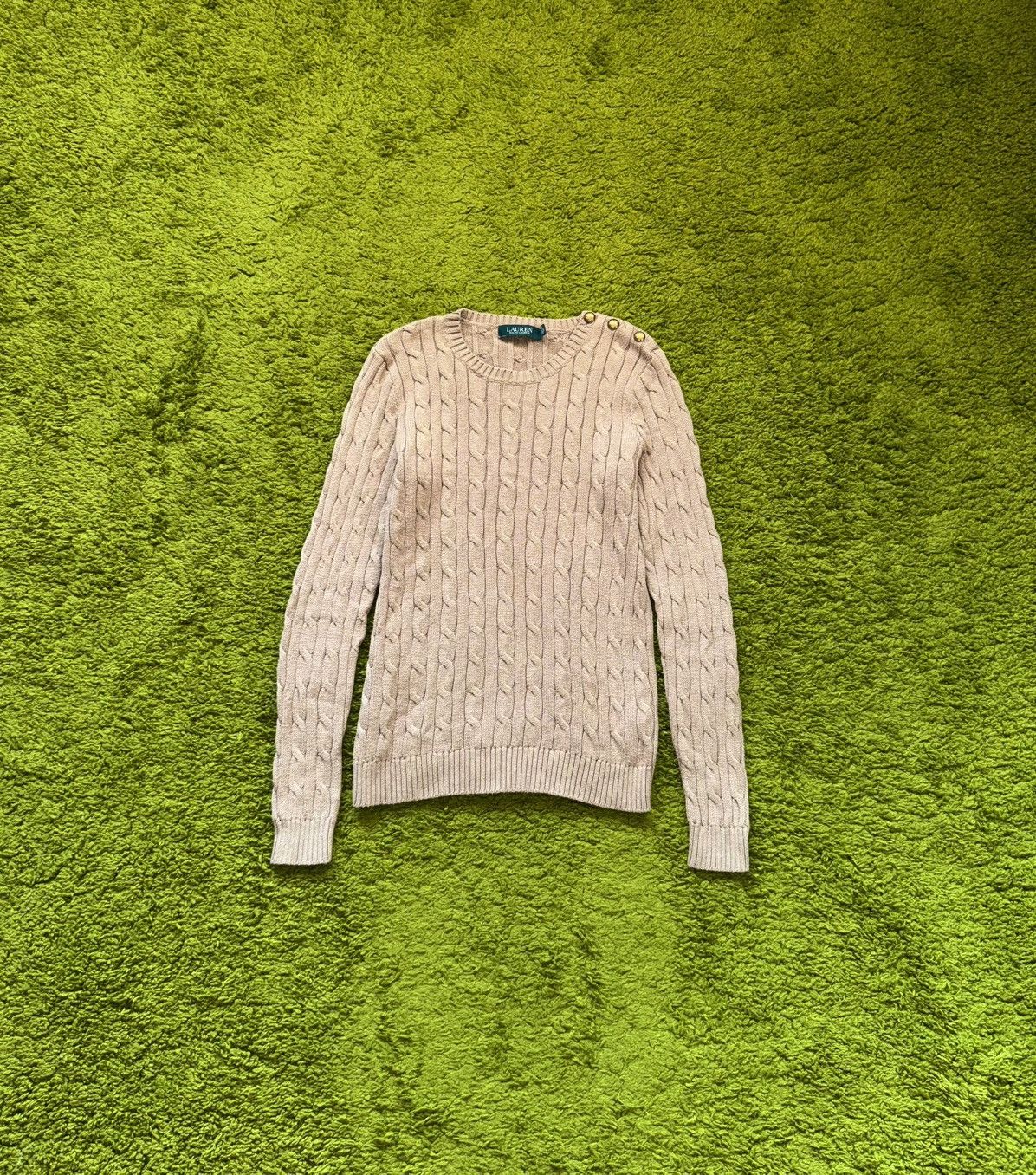 Ralph Lauren Lauren Ralph Lauren cable knit oldmoney style sweater Size M / US 6-8 / IT 42-44 - 1 Thumbnail