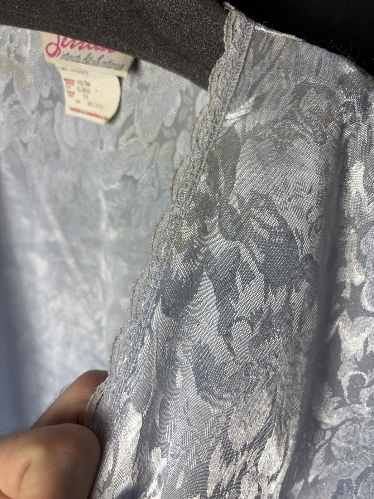 Vintage Y2K Vintage Slip Dress Sleep Set Shiny Satin Gown Lounge Two Size XL / US 12-14 / IT 48-50 - 9 Thumbnail