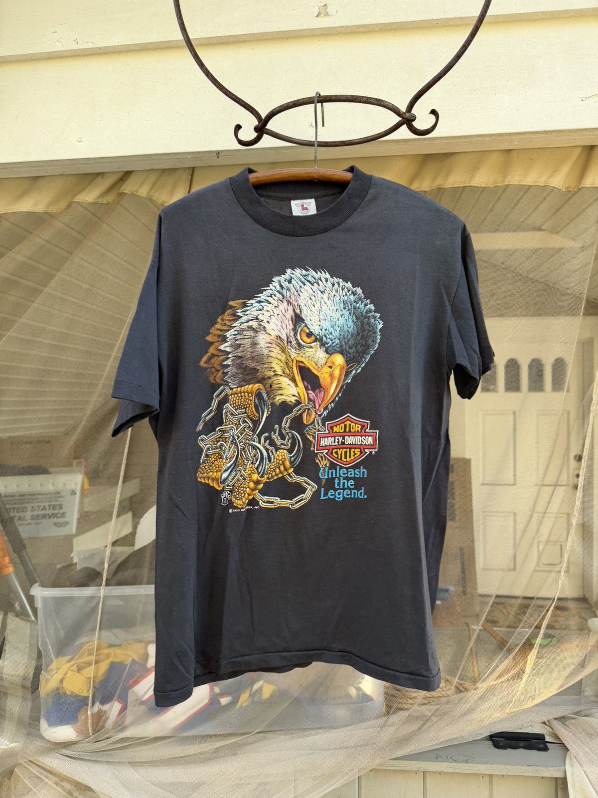 Harley Davidson Vintage Harley Davidson 80s T Shirt Size US L / EU 52-54 / 3 - 1 Thumbnail