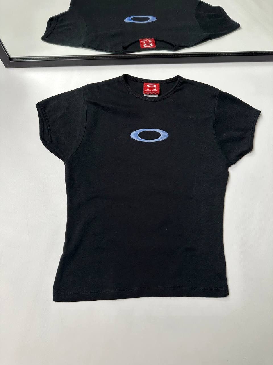 Oakley 🔥90s Vintage Oakley Crazy Logo 3D USA T Shirt Size S / US 4 / IT 40 - 4 Thumbnail
