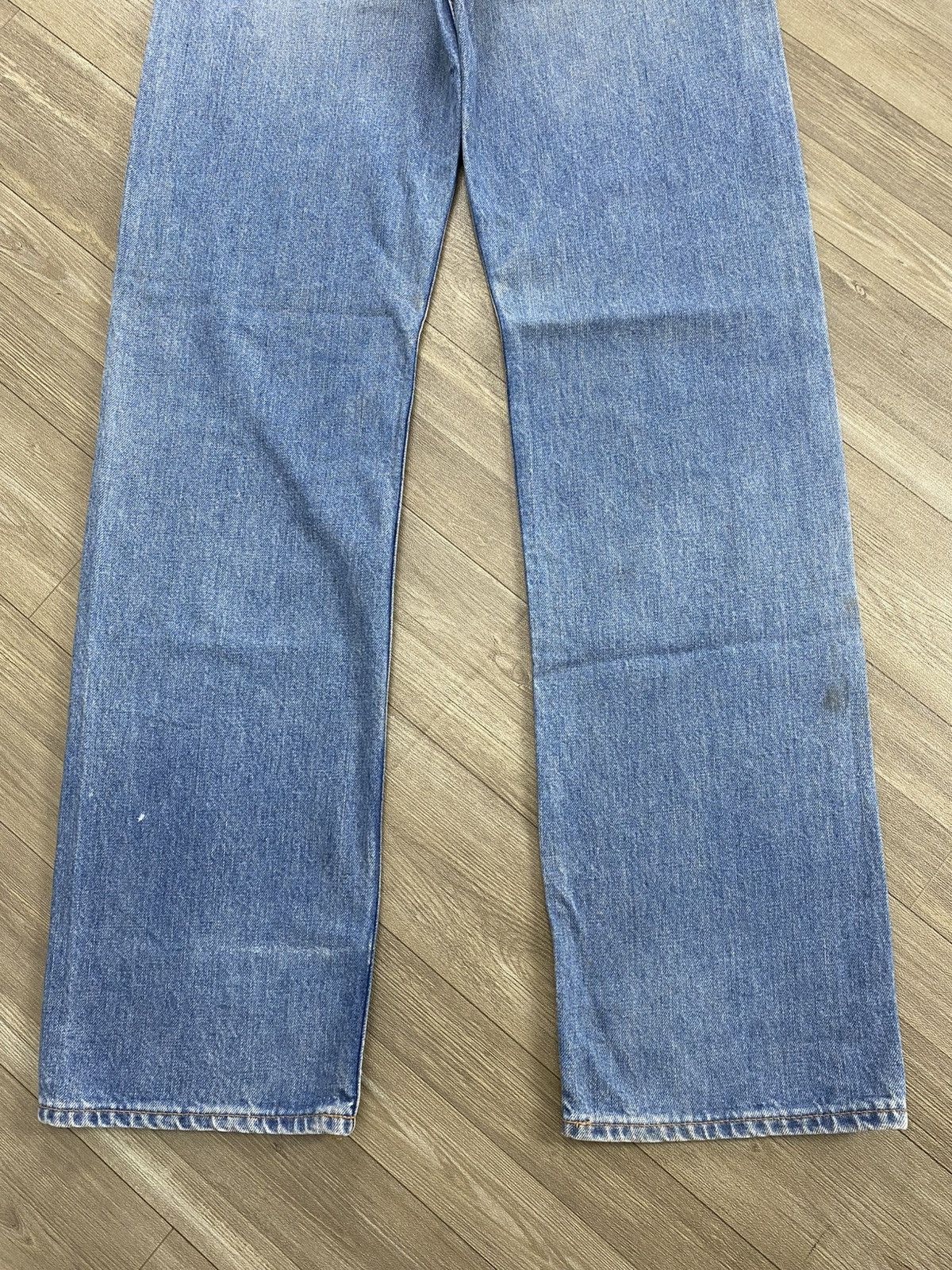 Levi's Vintage Clothing Vintage Levis 503 28x36 Selvedge Straight Fit Blue Jeans Size US 28 / EU 44 - 13 Thumbnail