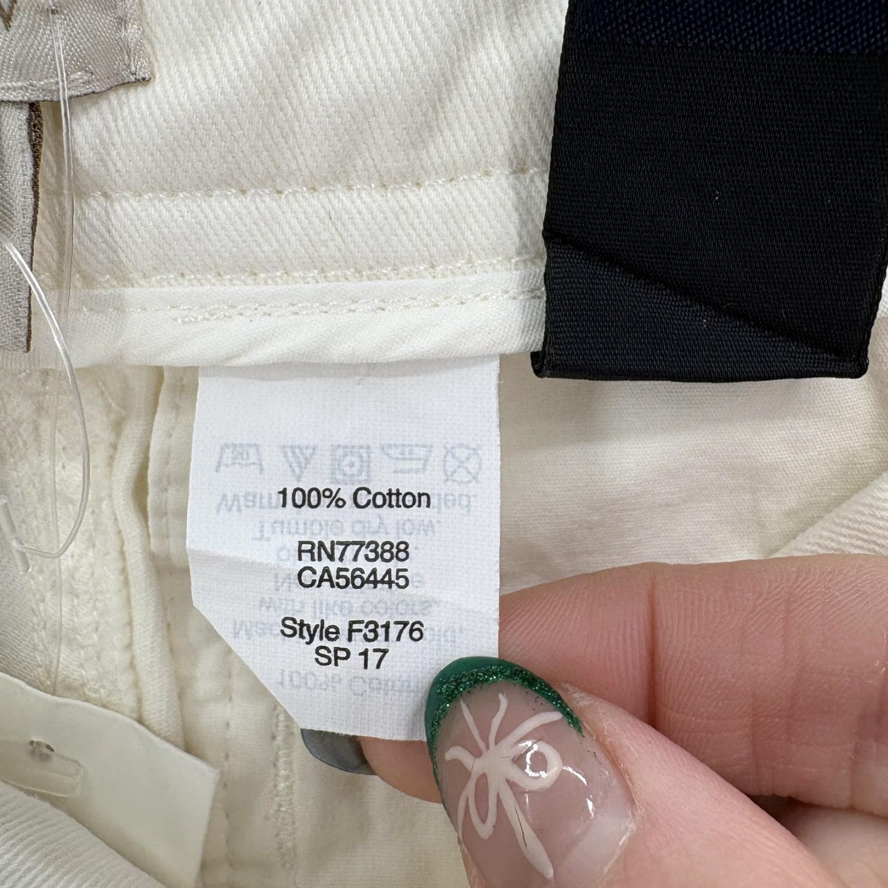 J.Crew J.CREW Chino Pants Womens 0 Beige 100% Cotton Mid Rise Tapered Twill Casual NWT Size 25" / US 0 / IT 36 - 5 Thumbnail