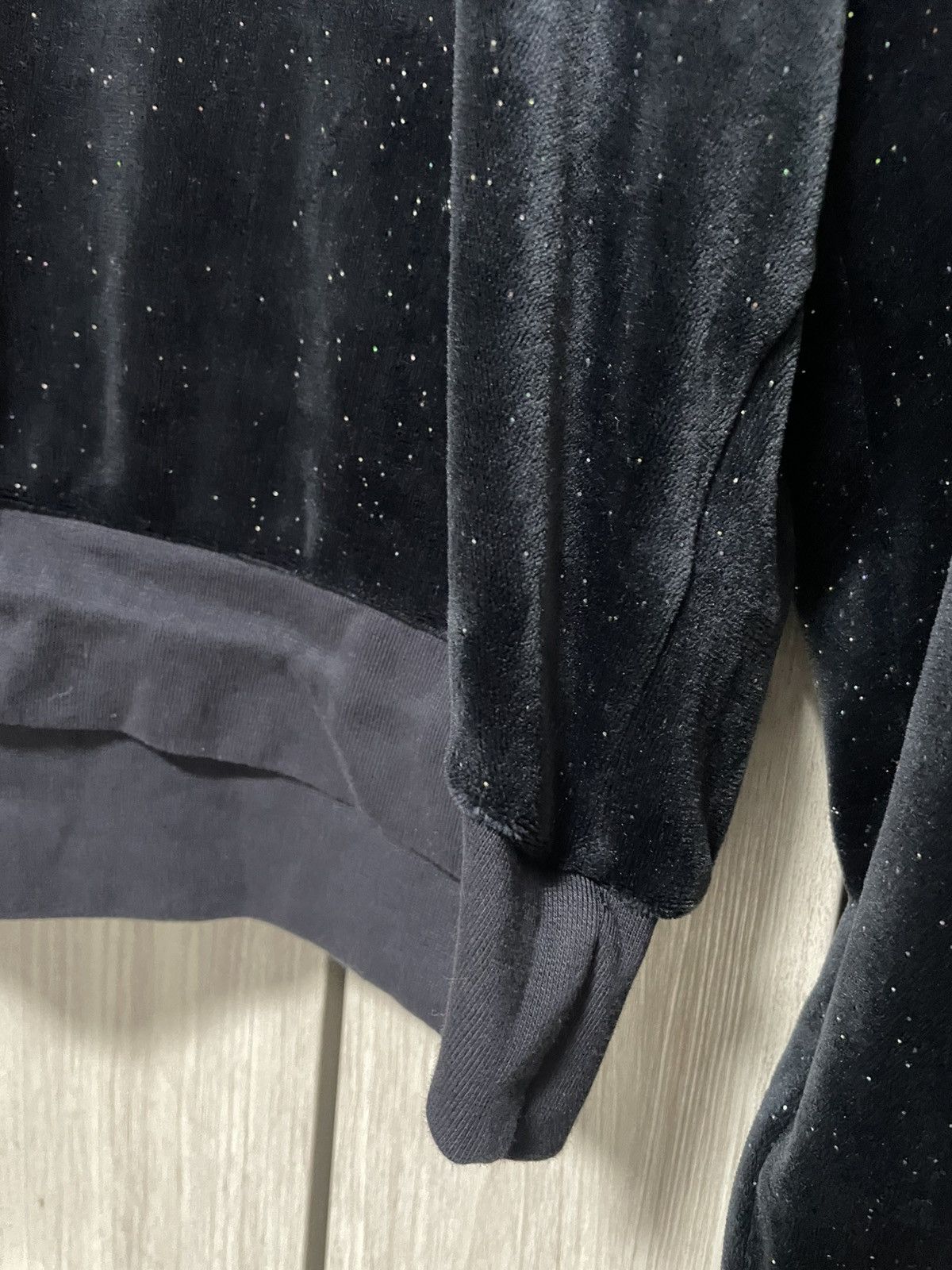 Designer × Juicy Couture Jeans Juicy Couture Hoodie Velours Baby Night Sky Big Logo Velvet Size S / US 4 / IT 40 - 9 Thumbnail