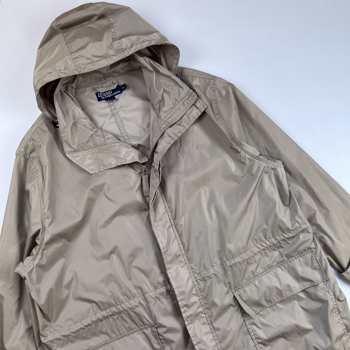 Polo Ralph Lauren × Vintage Vintage Polo Ralph Lauren nylon shimmer lightweight parka Size US L / EU 52-54 / 3 - 3 Thumbnail