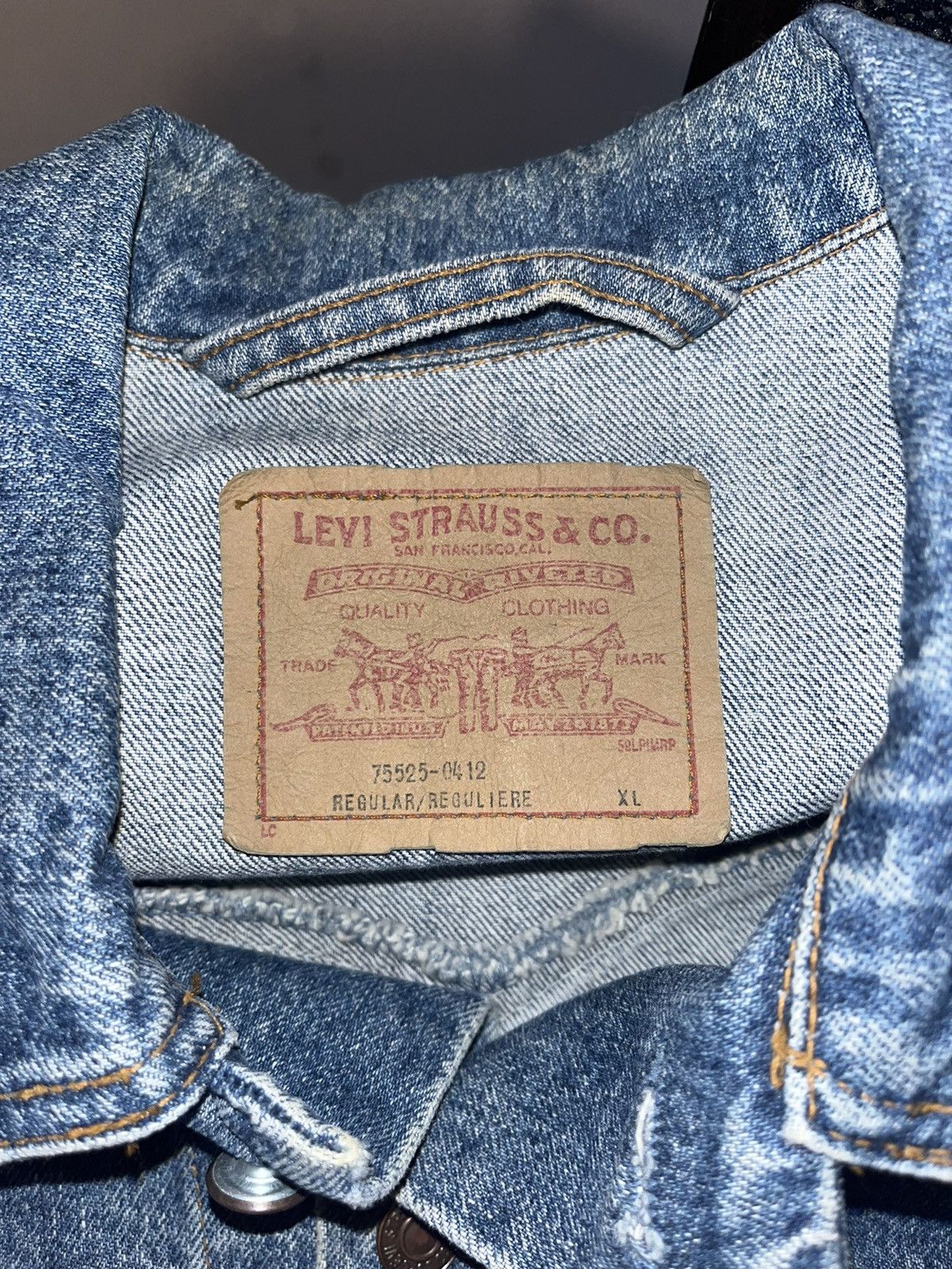 Band Tees × Levi's × Levi's Vintage Clothing 1993 Signed Meatloaf Levi’s Jacket Size US XL / EU 56 / 4 - 5 Thumbnail