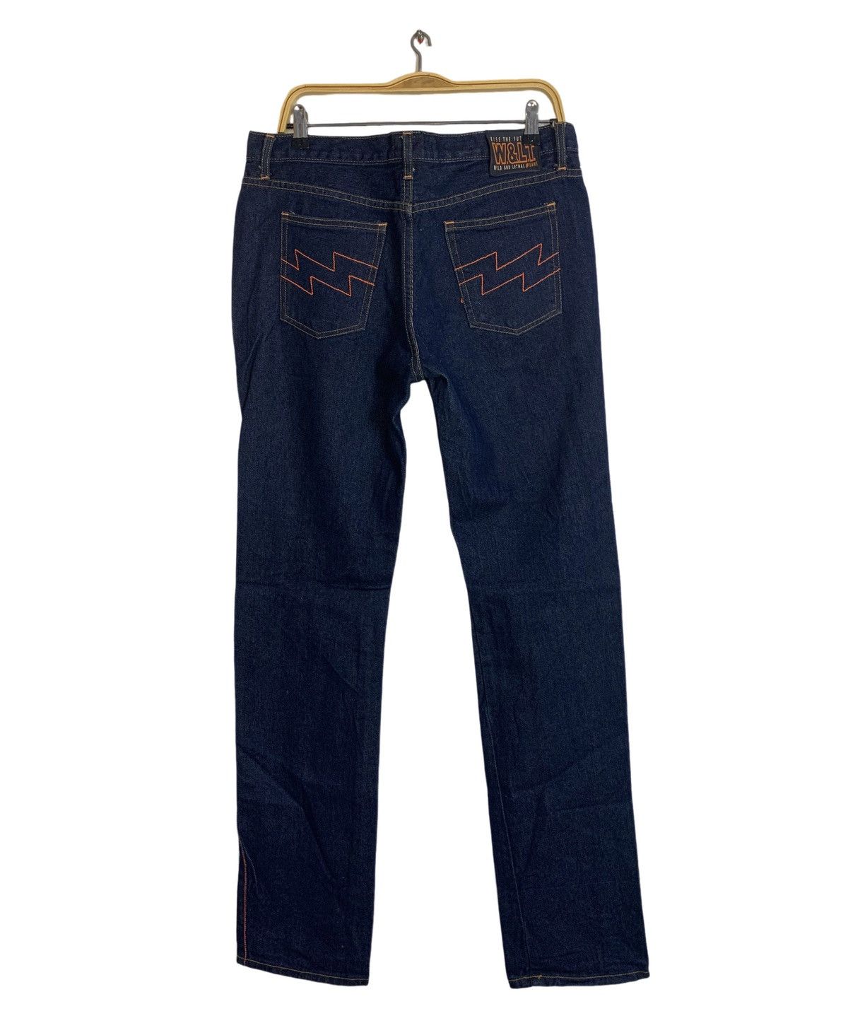 W&LT Hype W.&L.T Wildahd Lethal Trash Kiss The Future Denim Size US 33 - 1 Thumbnail