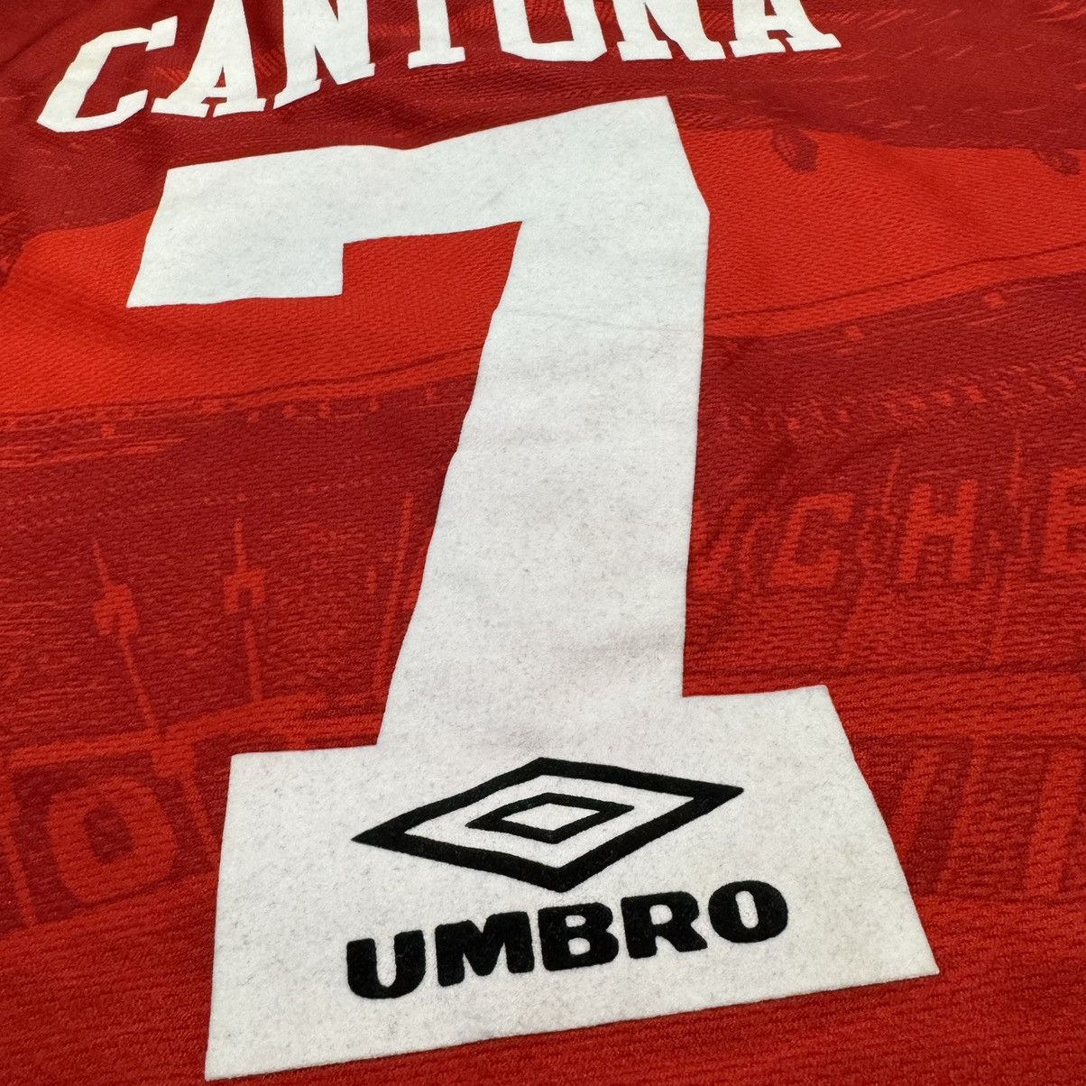 Umbro Manchester United 1996 FA cup final shirt #7 Cantona Size US M / EU 48-50 / 2 - 8 Thumbnail