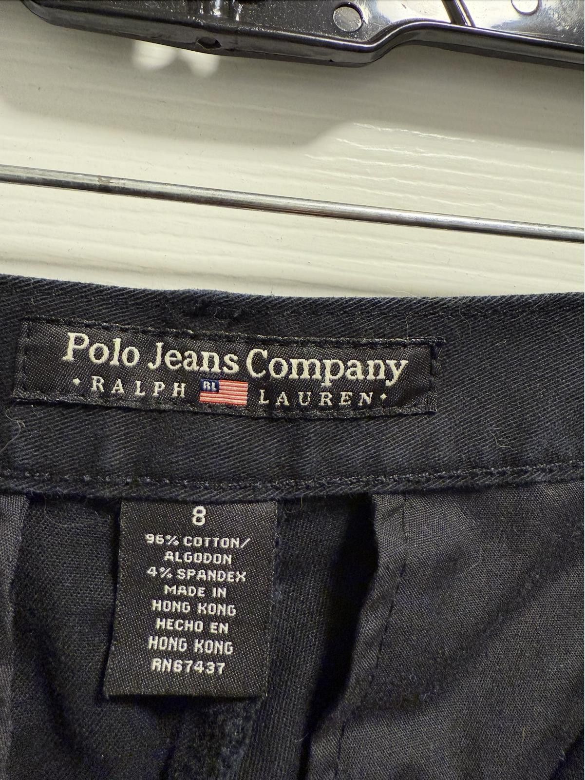 Designer Polo Jeans Co Ralph Lauren Black Pants Size 8 Size 30" / US 8 / IT 44 - 3 Thumbnail