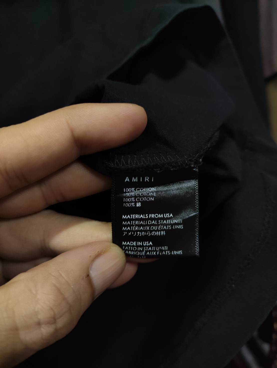 Amiri Amiri Black Brothers T-Shirt Size US M / EU 48-50 / 2 - 9 Thumbnail