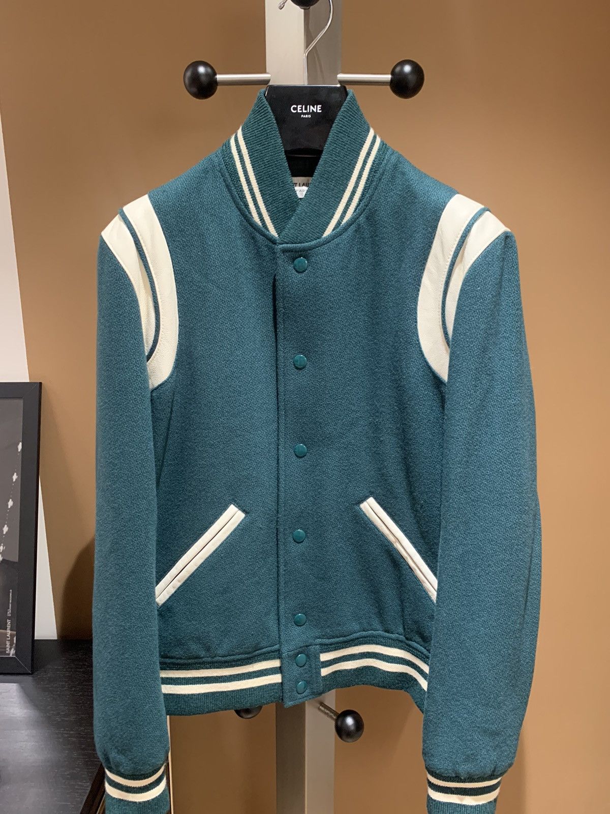 Saint Laurent Paris Saint Laurent 2021SS California green teddy Size US S / EU 44-46 / 1 - 1 Thumbnail